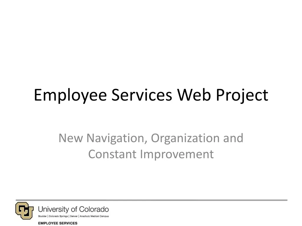employee services web project