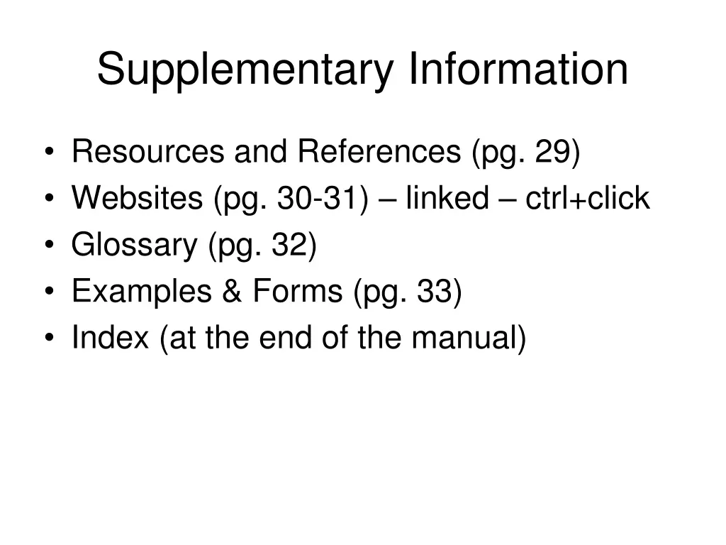 supplementary information