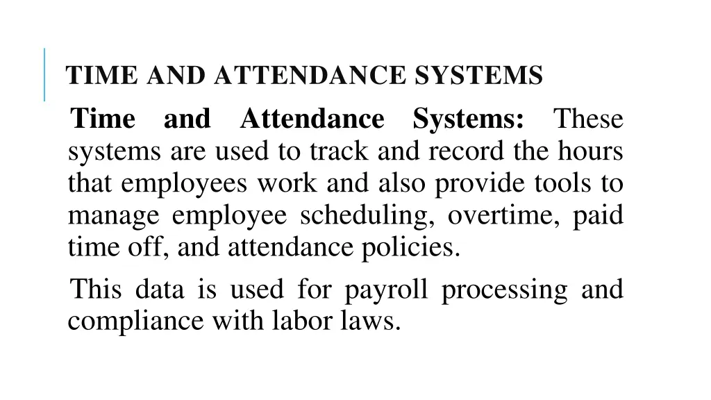 time and attendance systems time and attendance