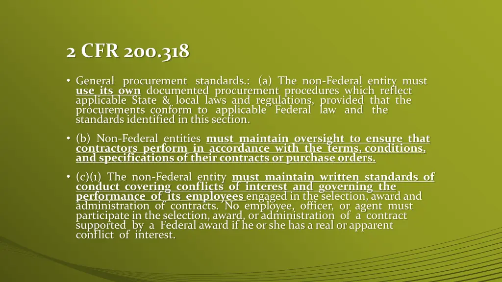 2 cfr 200 318