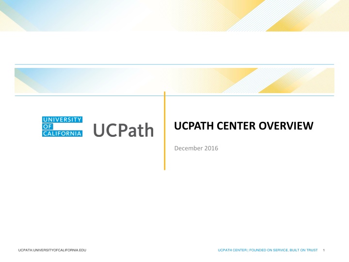 ucpath center overview