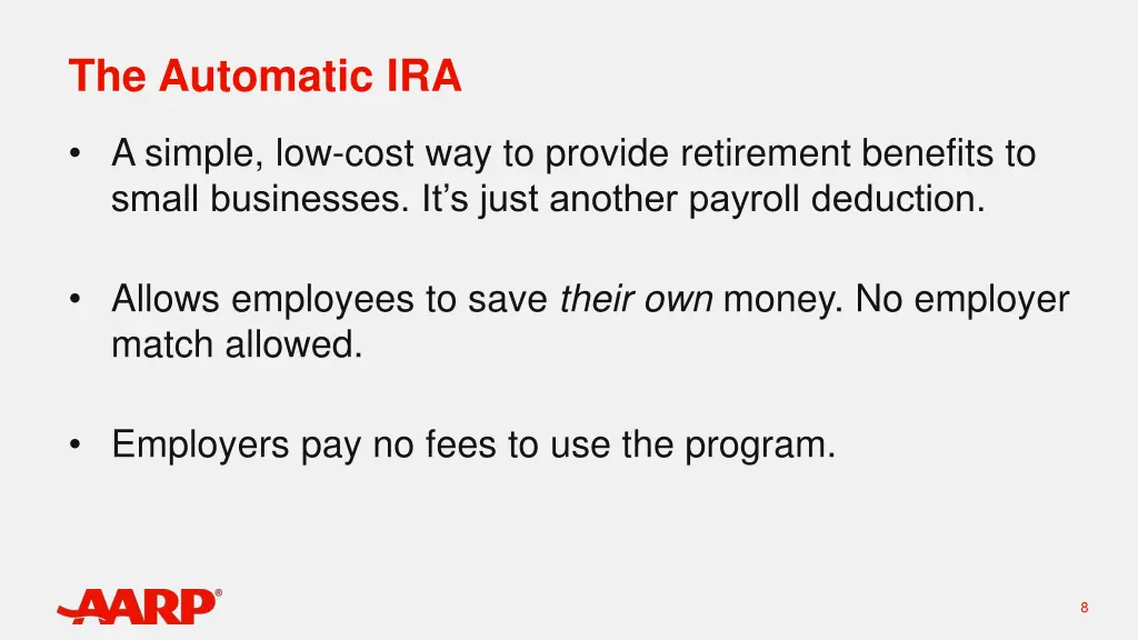 the automatic ira