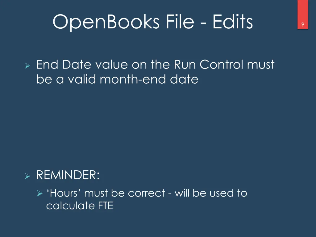 openbooks file edits