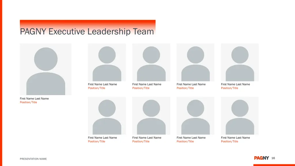 pagny executive leadership team