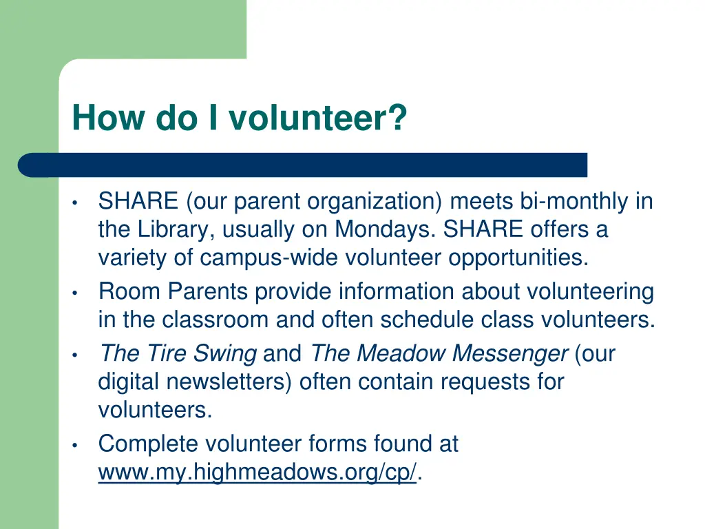 how do i volunteer