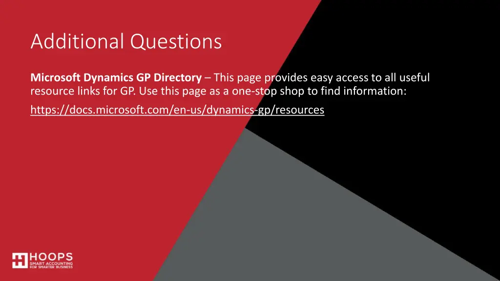 additional questions