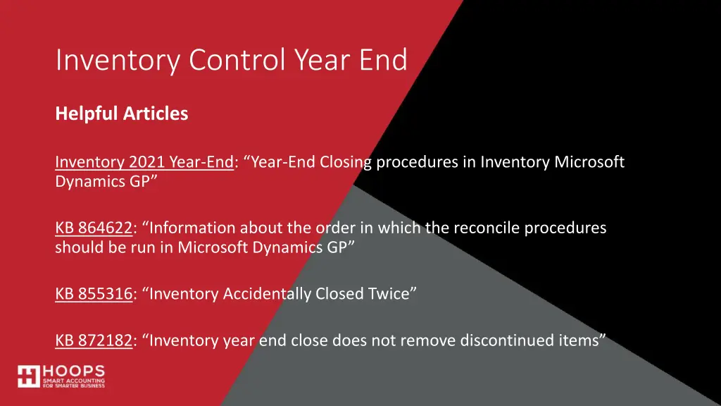 inventory control year end 4