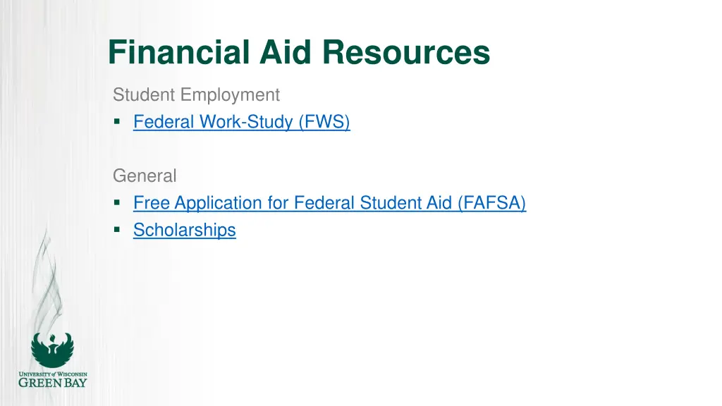 financial aid resources