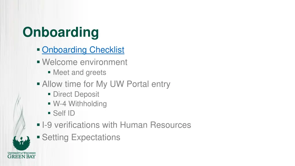 onboarding