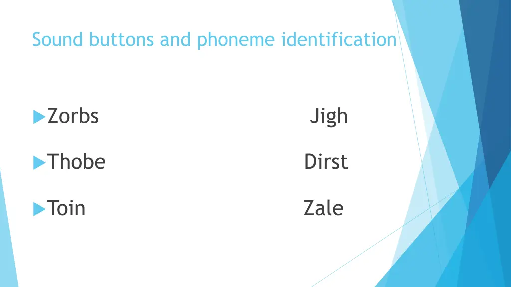 sound buttons and phoneme identification 1