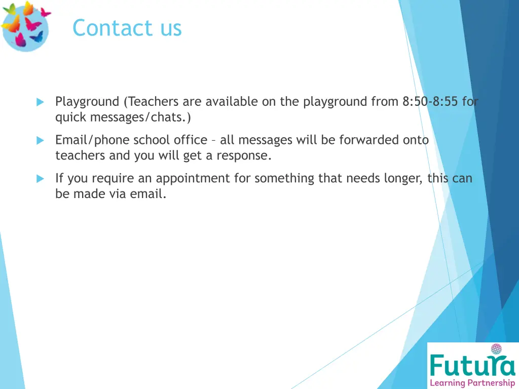 contact us