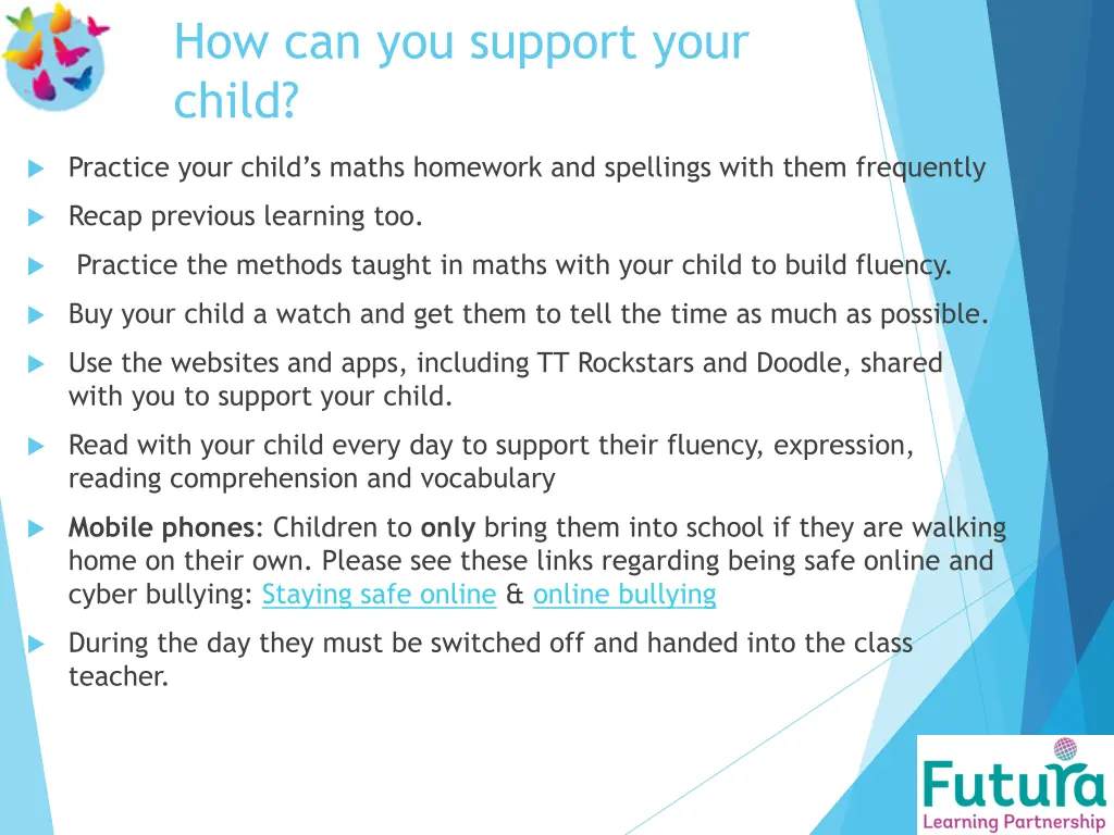 how can you support your child