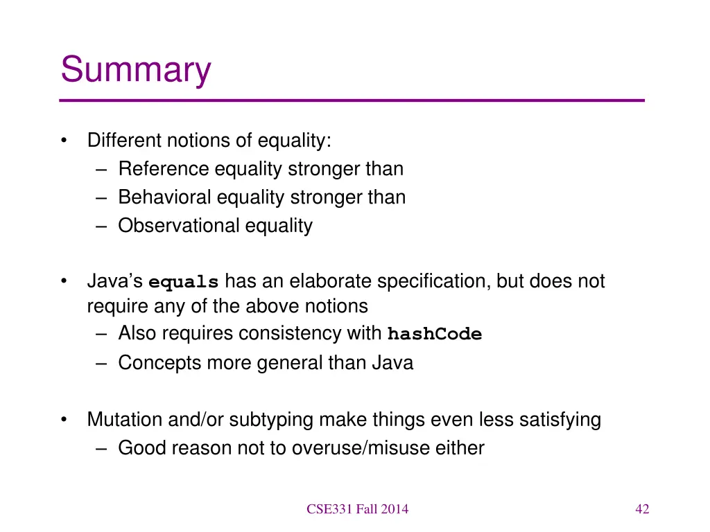summary