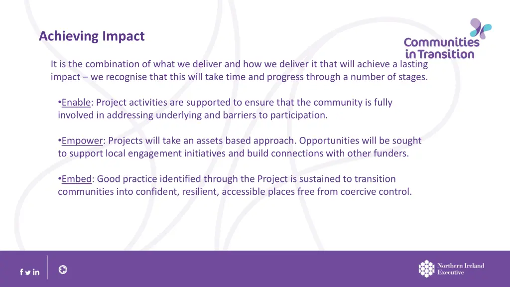 achieving impact