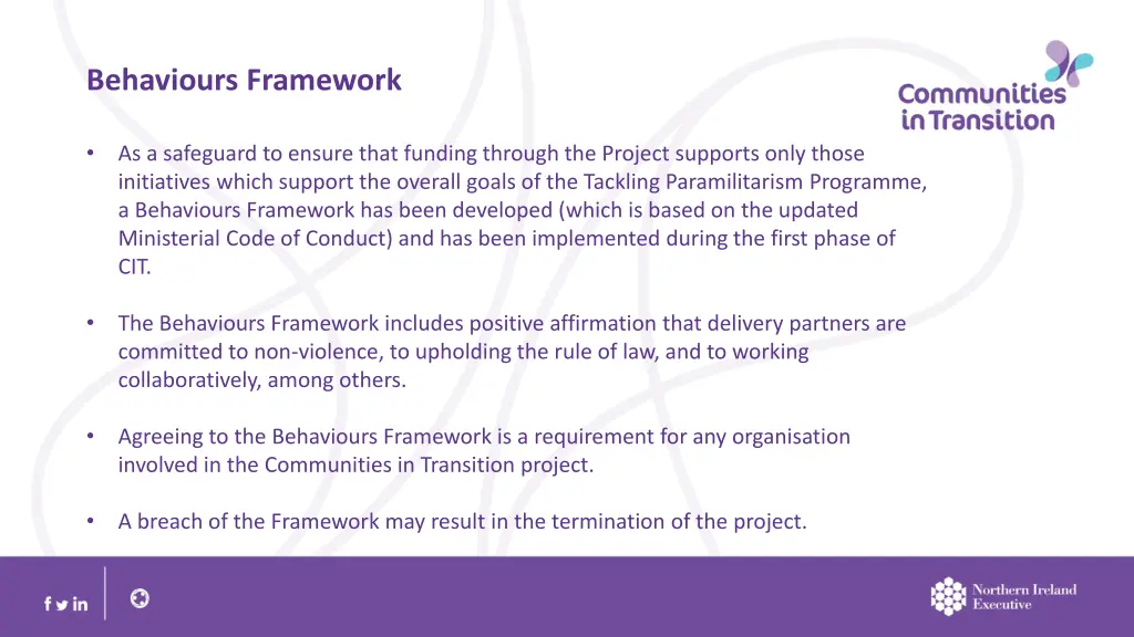 behaviours framework