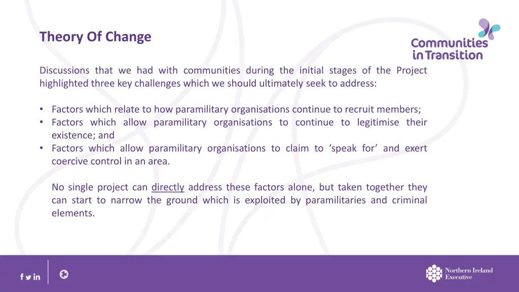 theory of change