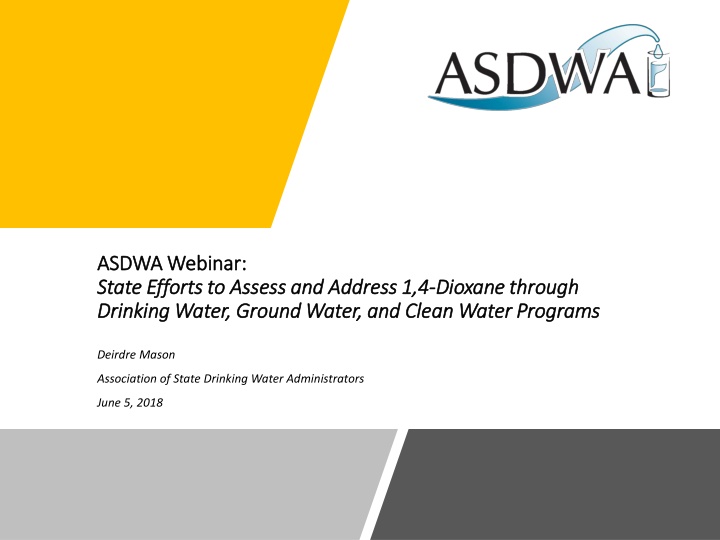 asdwa webinar asdwa webinar state efforts