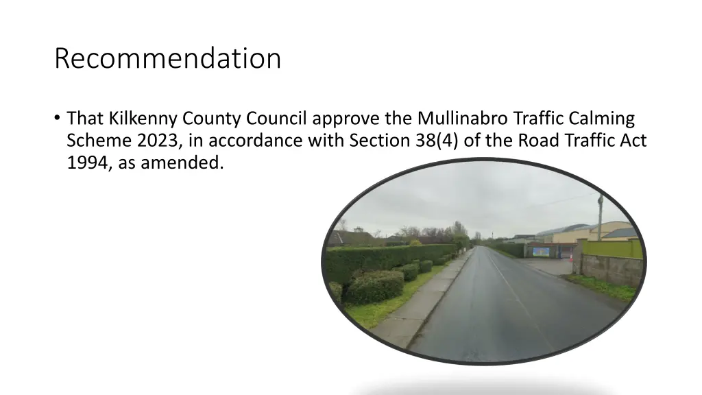 recommendation