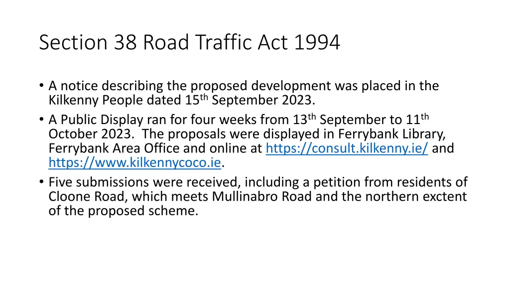 section 38 road traffic act 1994