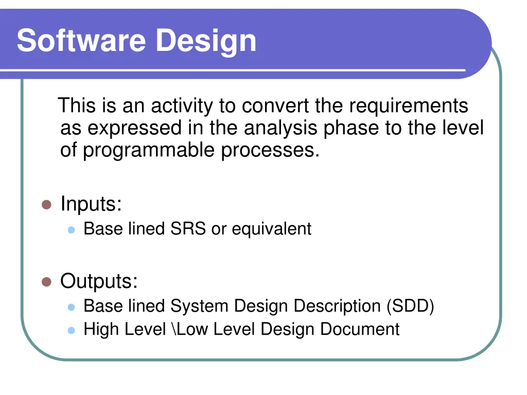 software design