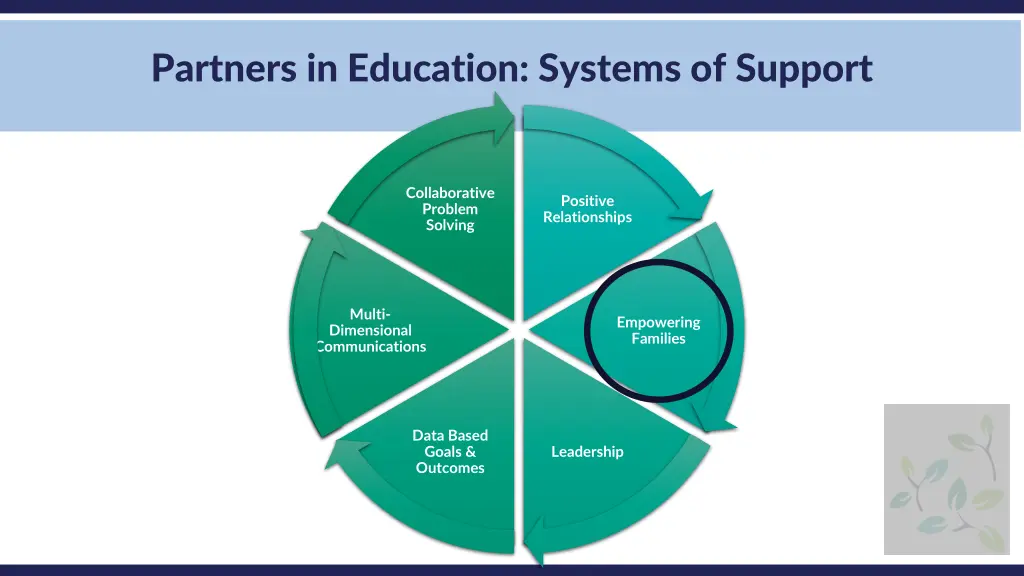 partners in education systems of support 2