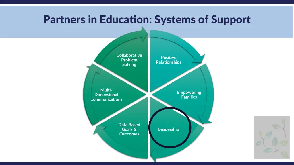 partners in education systems of support 3
