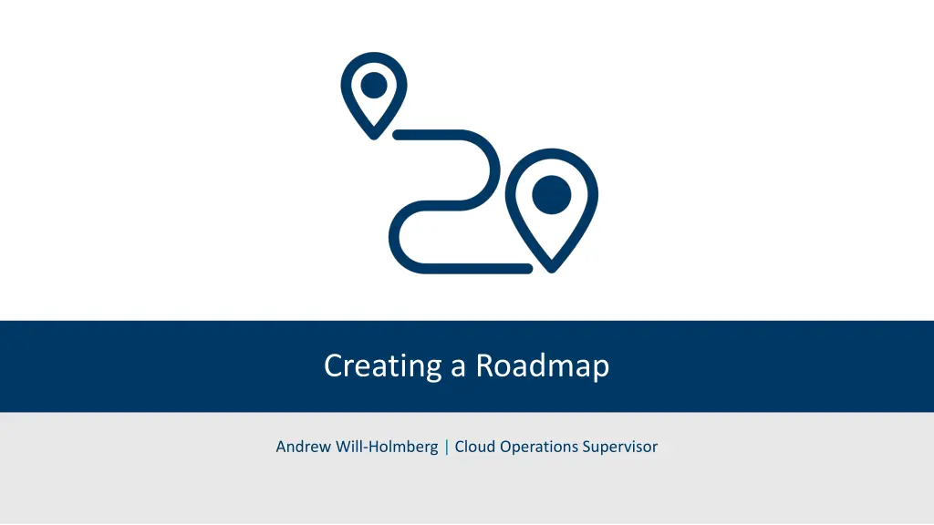 creating a roadmap