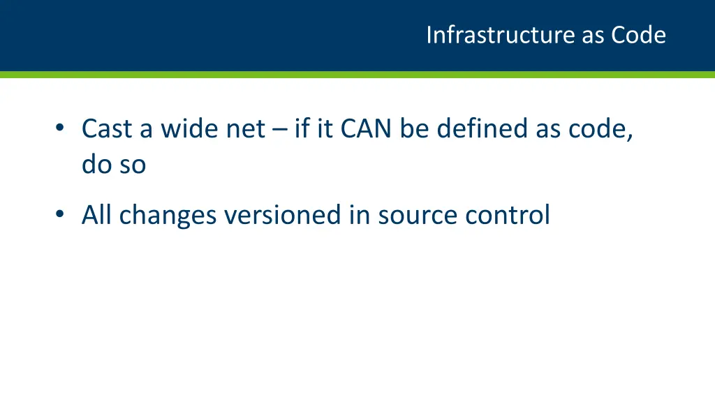 infrastructure as code