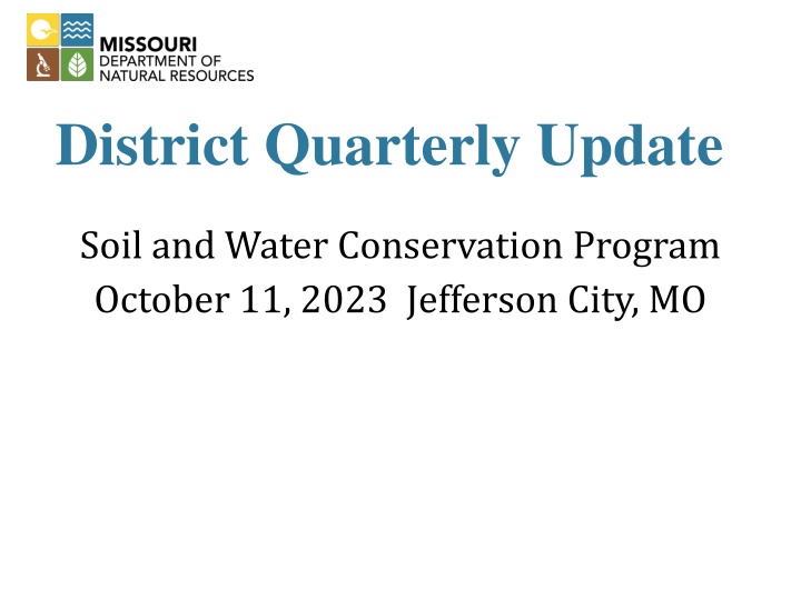 district quarterly update