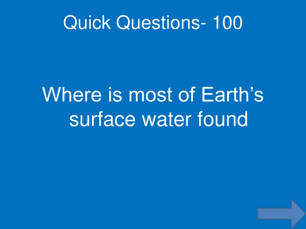 quick questions 100