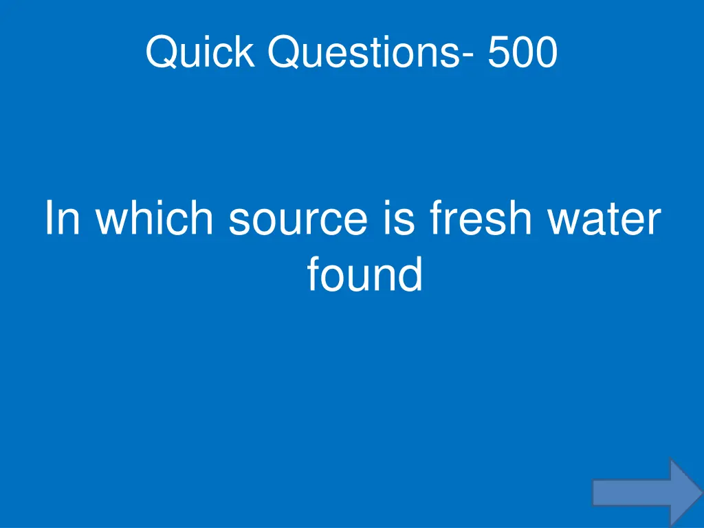 quick questions 500
