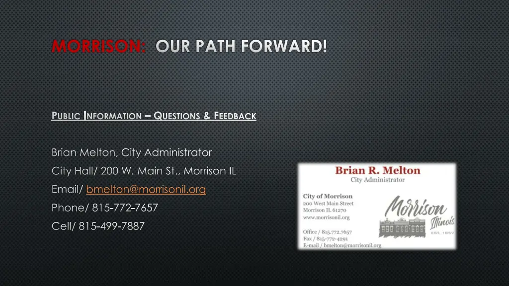 morrison our path forward 10