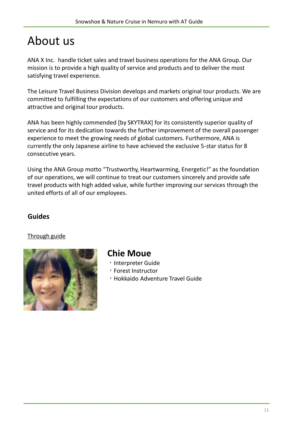 snowshoe nature cruise in nemuro with at guide 10