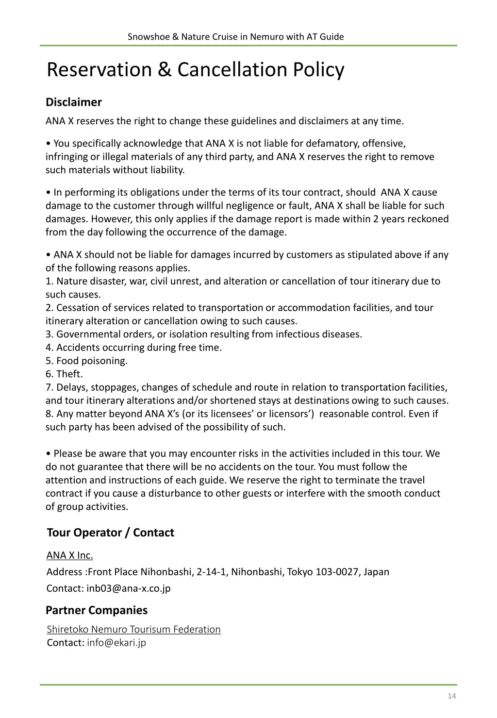 snowshoe nature cruise in nemuro with at guide 13