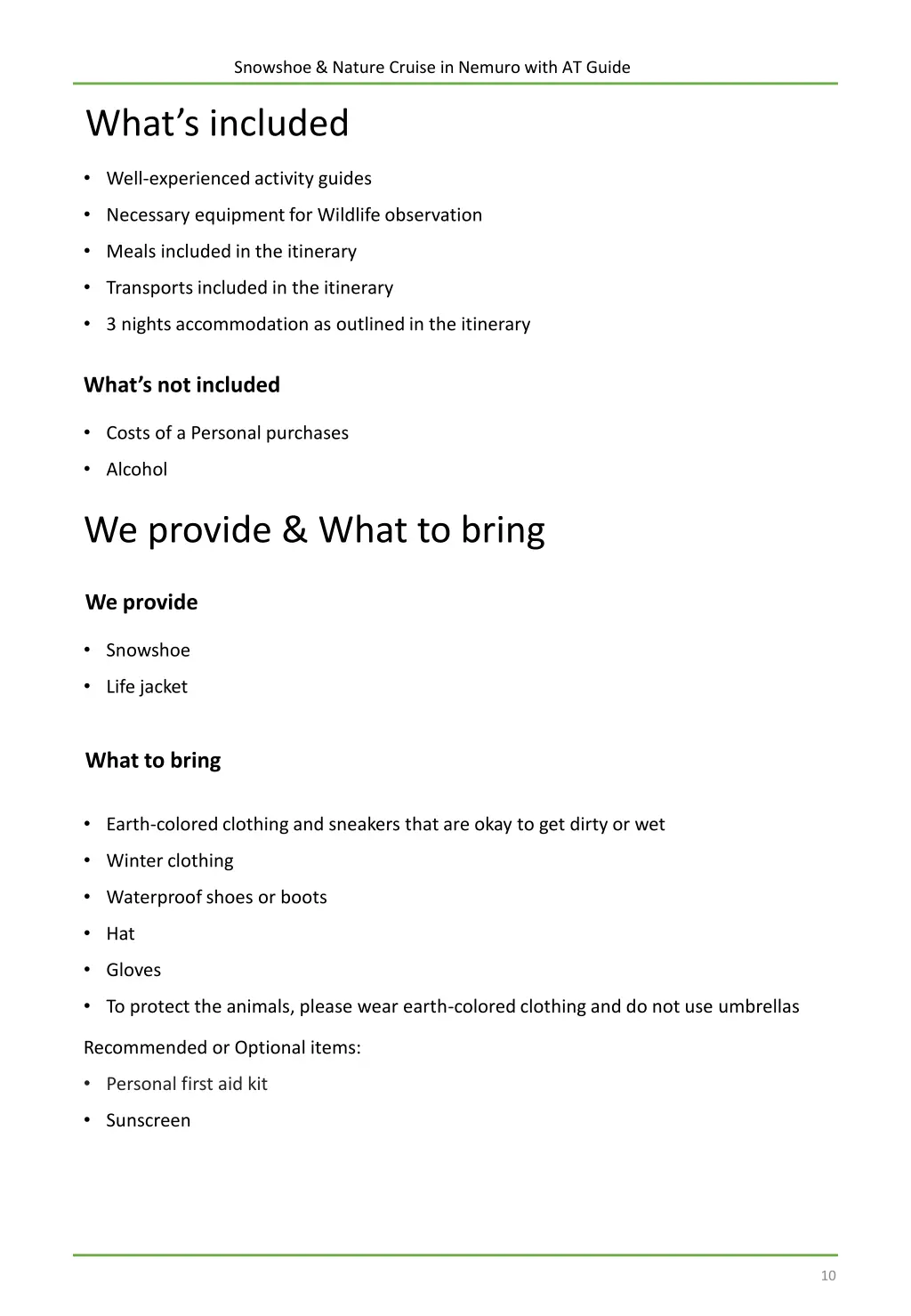 snowshoe nature cruise in nemuro with at guide 9