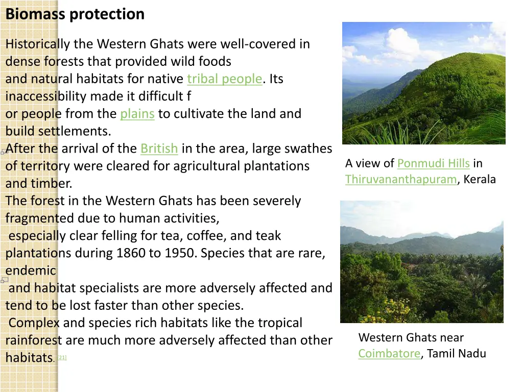 biomass protection