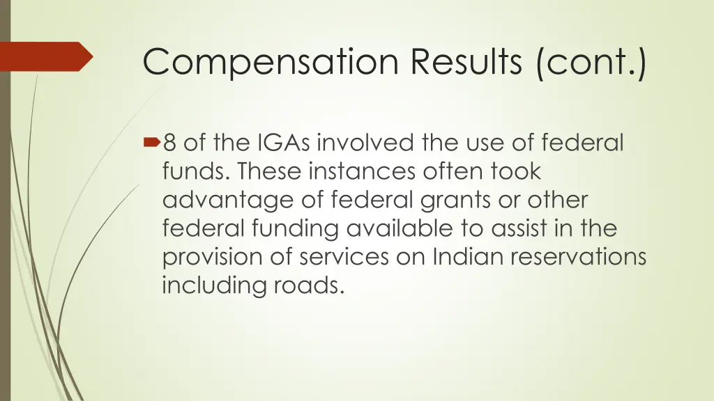 compensation results cont 2