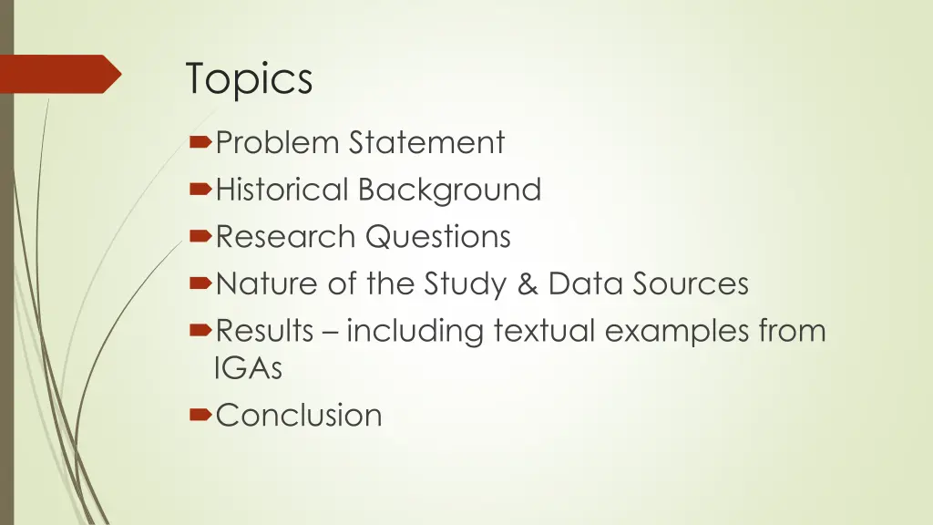 topics