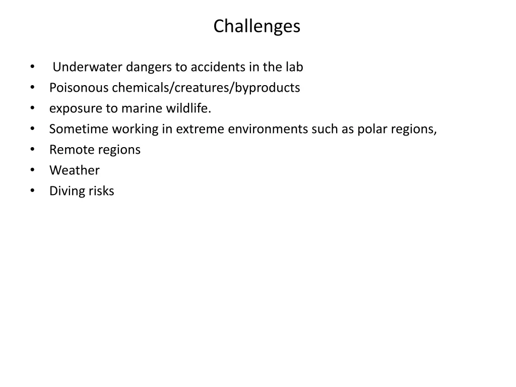 challenges