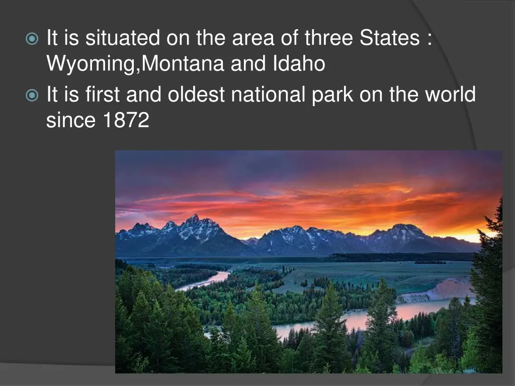 it is situated on the area of three states