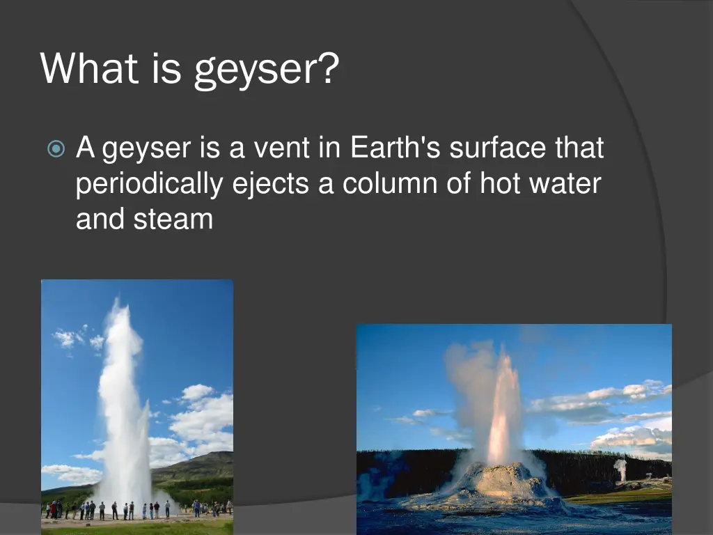 what is geyser