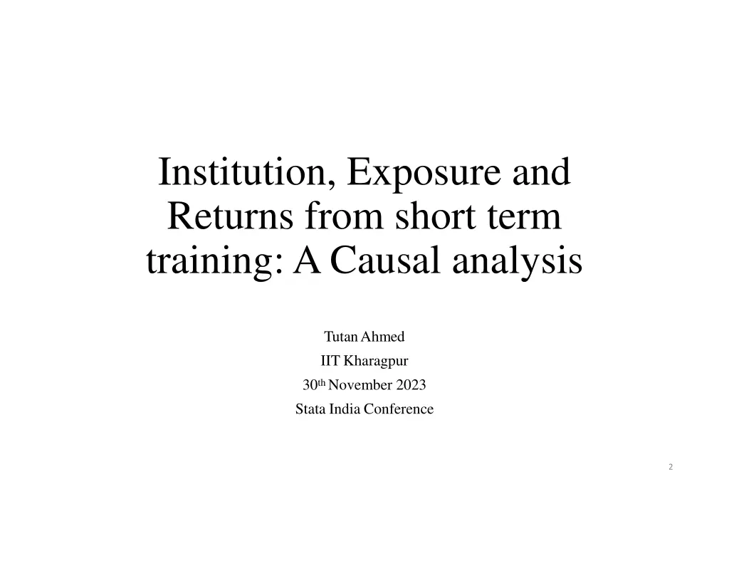 institution exposure and returns from short term