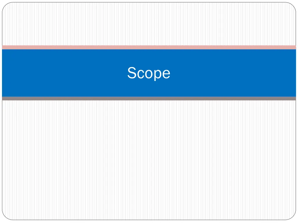 scope