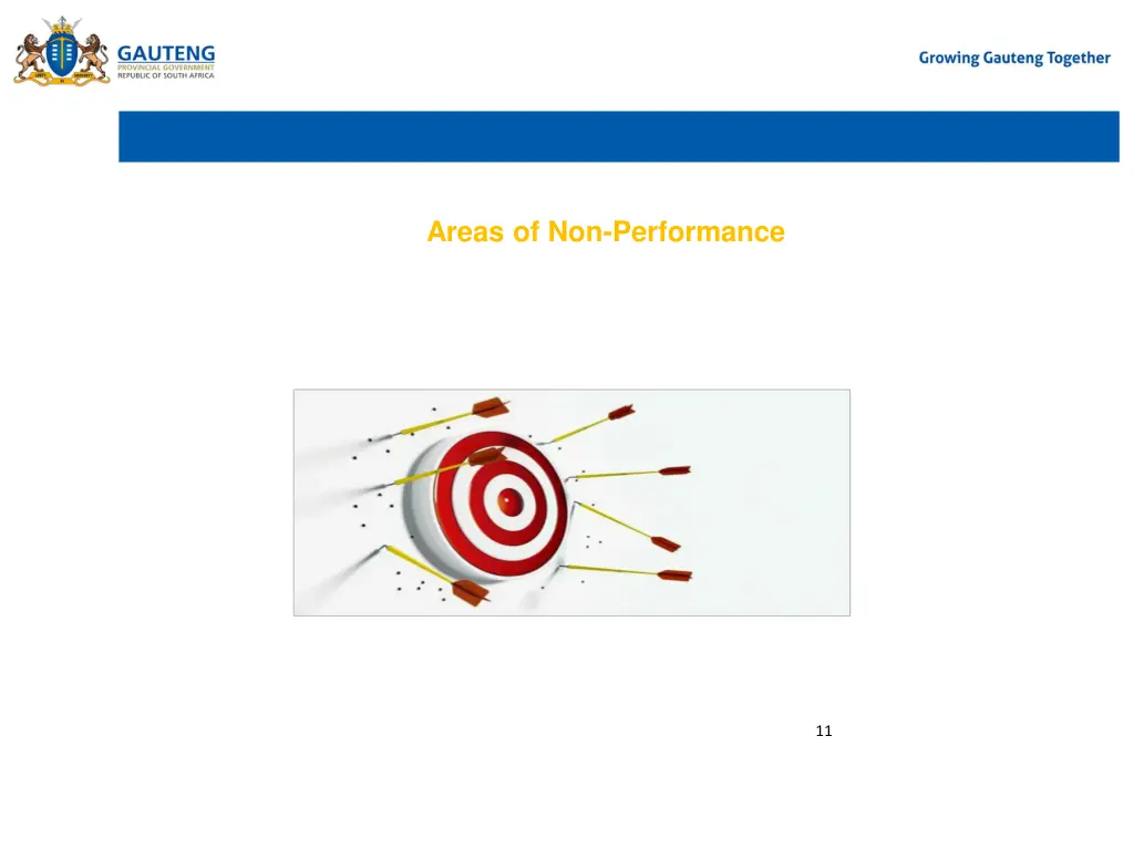 areas of non performance