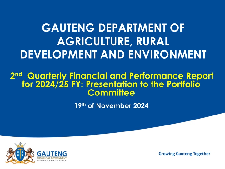 gauteng department of agriculture rural