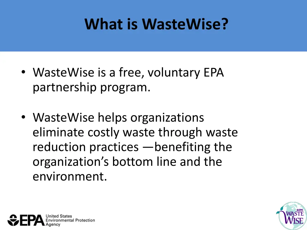 what is wastewise