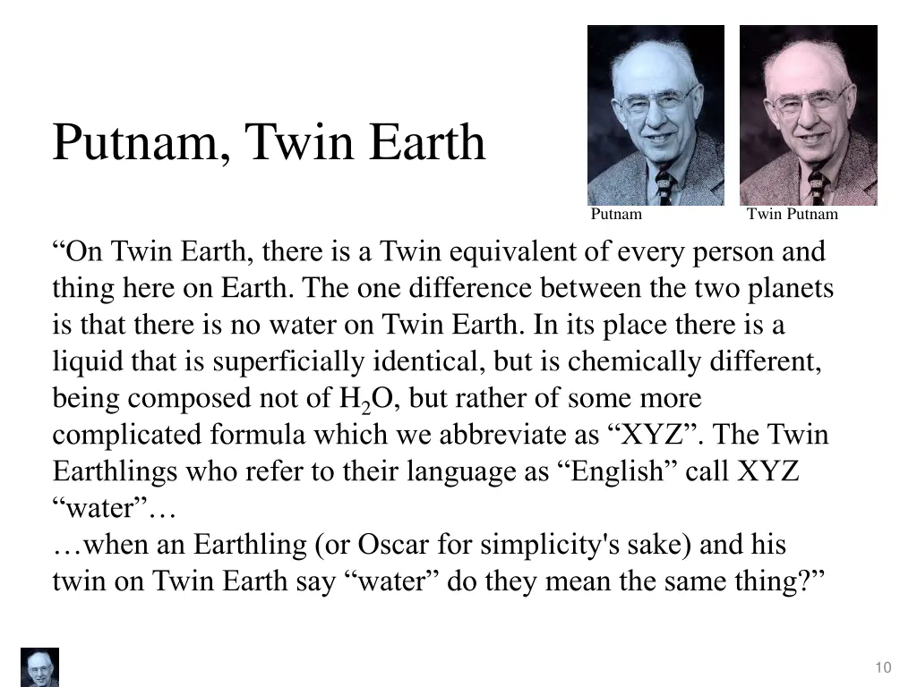 putnam twin earth