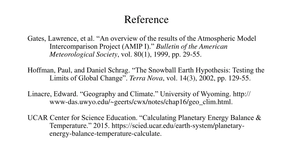 reference