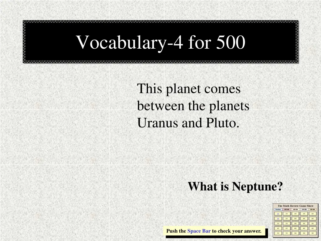 vocabulary 4 for 500