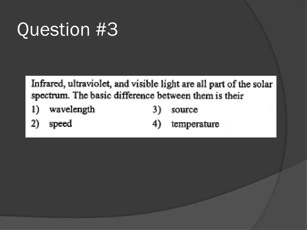 question 3